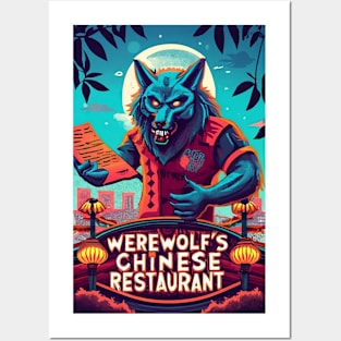 Werewolf's Chinese Restaurant - Design 1 Posters and Art